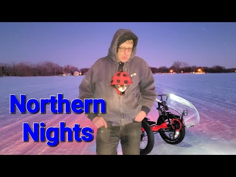 Night Ride on the Lake with Fat Tad Recumbent Trike