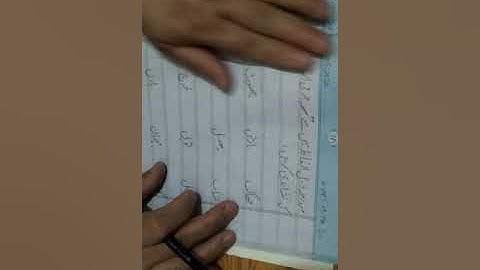 PVI URDU LESSON # 16 (PART 2) Date: 19th May