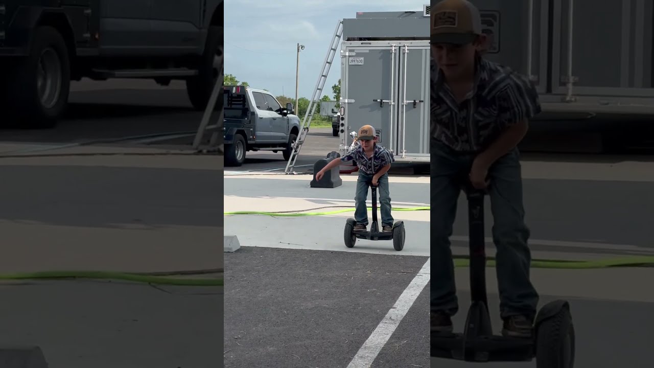 Cowboy And His Segway Segways Rodeo Horse Wildchild