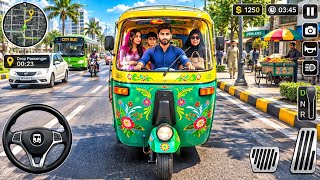 Tuk Tuk Rickshaw Driving Game: Rickshaw Pick Drop Passenger Transport! 3D Android Gameplay screenshot 3