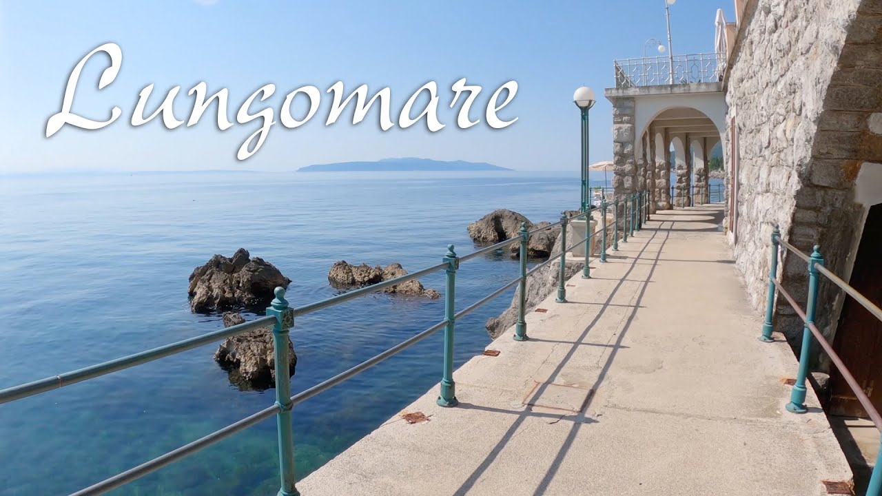 Lungomare -Exploring The Seaside Promenade - Lovran, Ićići, Opatija