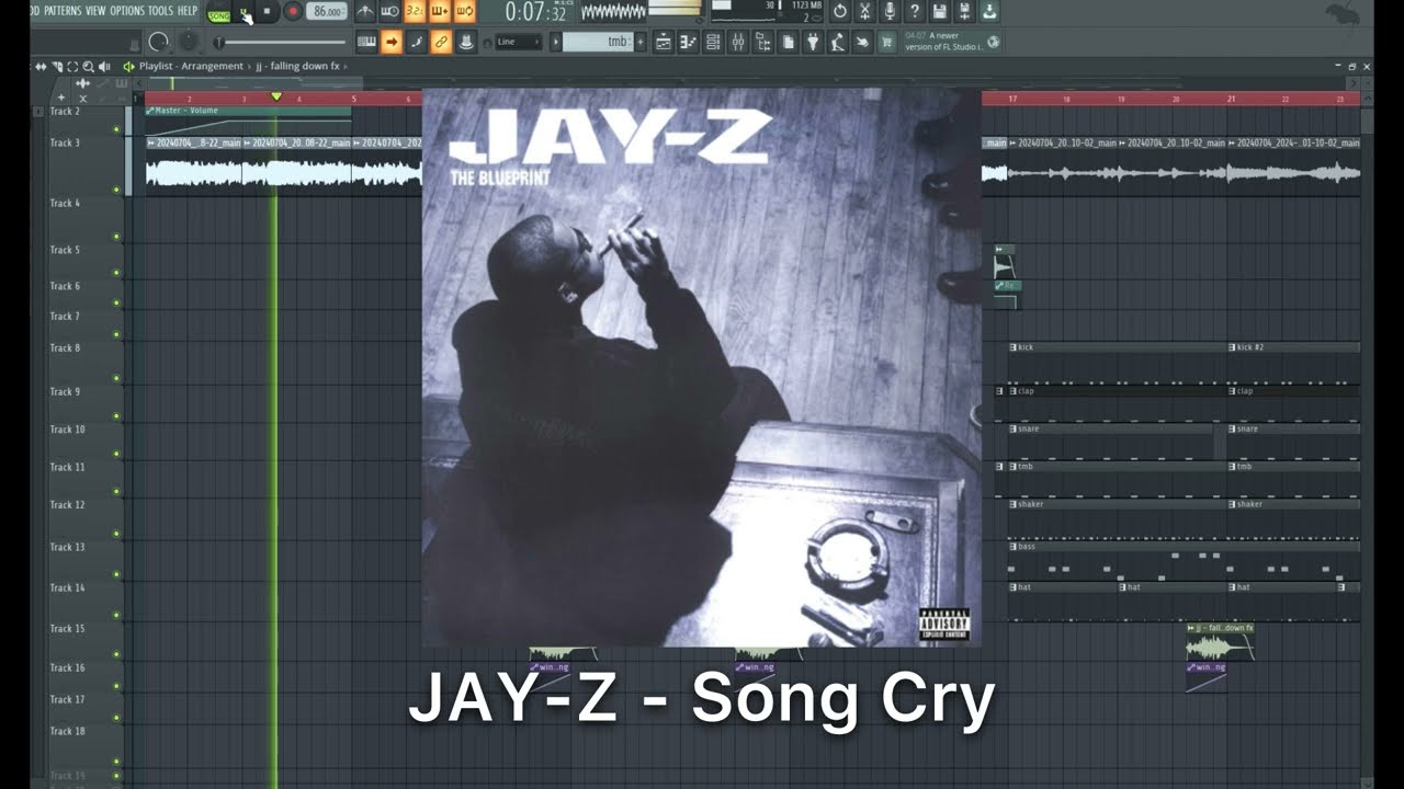 [Remake] JAY-Z - Song Cry - Instrumental - How to make FL STUDIO