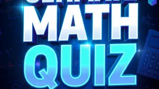 Live Math Test and Quiz #Mathquiz #shorts