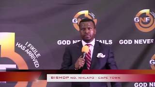 Bishop ND Nhlapo preaching at Khayelitsha - Cape Town