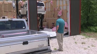 Cleanup work faces Barry County man, tornado damage screenshot 4