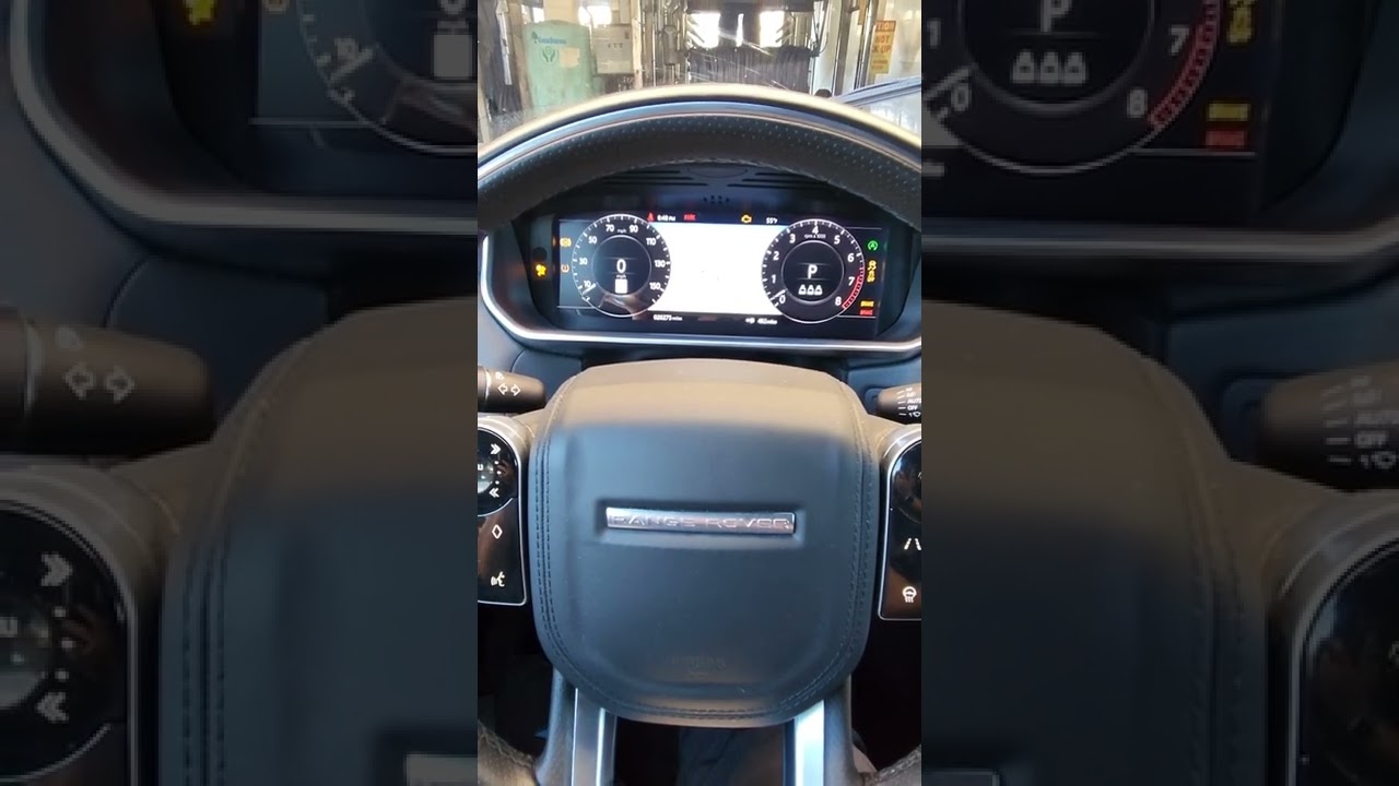 2021 Range Rover Sport HSE startup sequence 