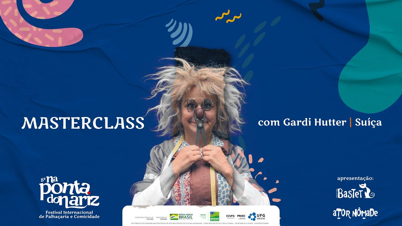 Masterclass com Gardi Hutter - 8º Na Ponta do Nariz - COM TRADUÇÃO SIMULTÂNEA