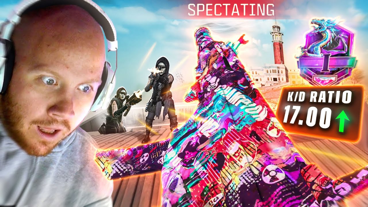 SPECTATING A 17KD IRIDESCENT DEMON VS TEAMERS IN REBIRTH ISLAND