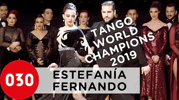 Tango World Champions 2019 Estefanía Gómez and Fernando Rodríguez Champions Dance