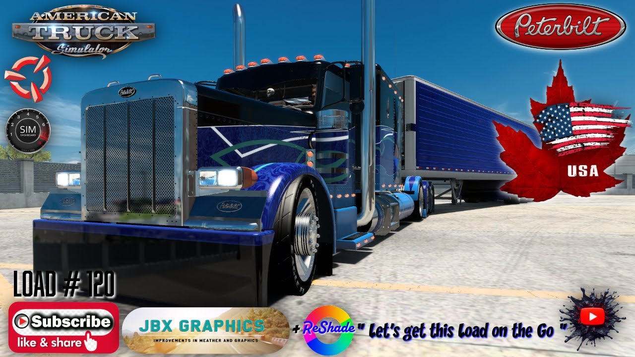 American Truck Simulator  RDN Trucking Canada. Corpus Christi TX to McAllen TX  Load # 120