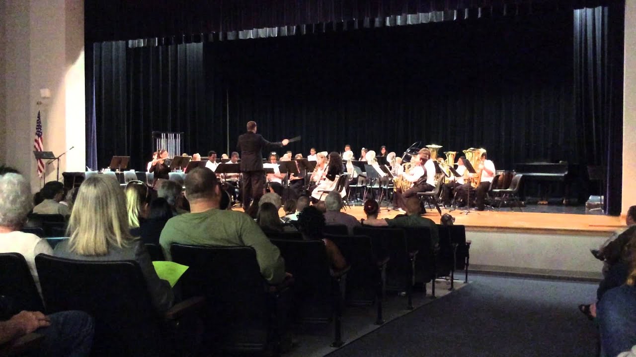 Woodville Middle School 6th grade band December 14, 2014 Hot Cross