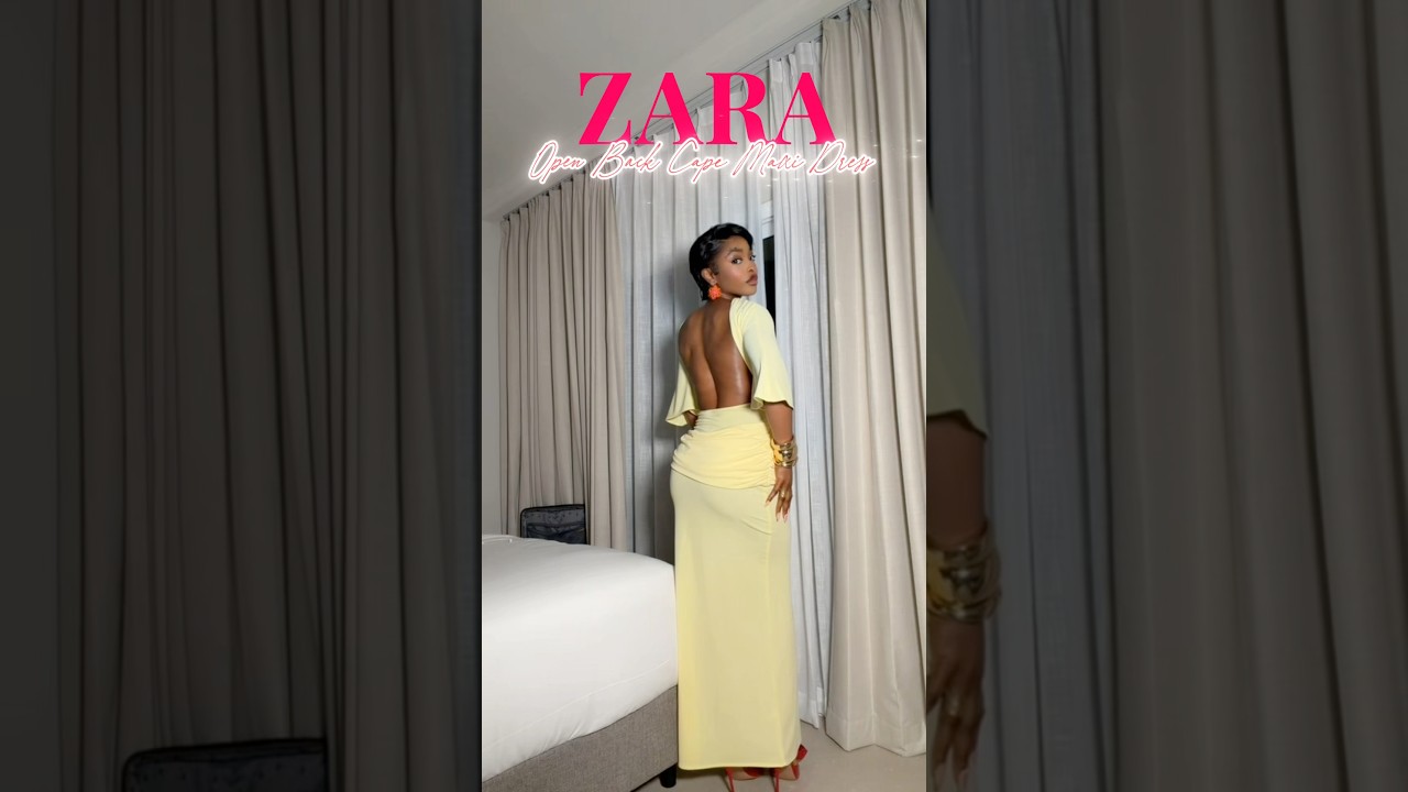 knee length dresses for ladies Delwyn One-Shoulder Maxi Dress Yellow Selfie Leslie