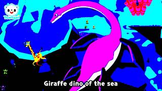 TOMTOMI - 🦕🌊 ELASMOSAURUS – KING OF THE SEA DINOSAUR! 👑🌊 [Very LONG NECK]😱 😲 😨 #seadinosaur