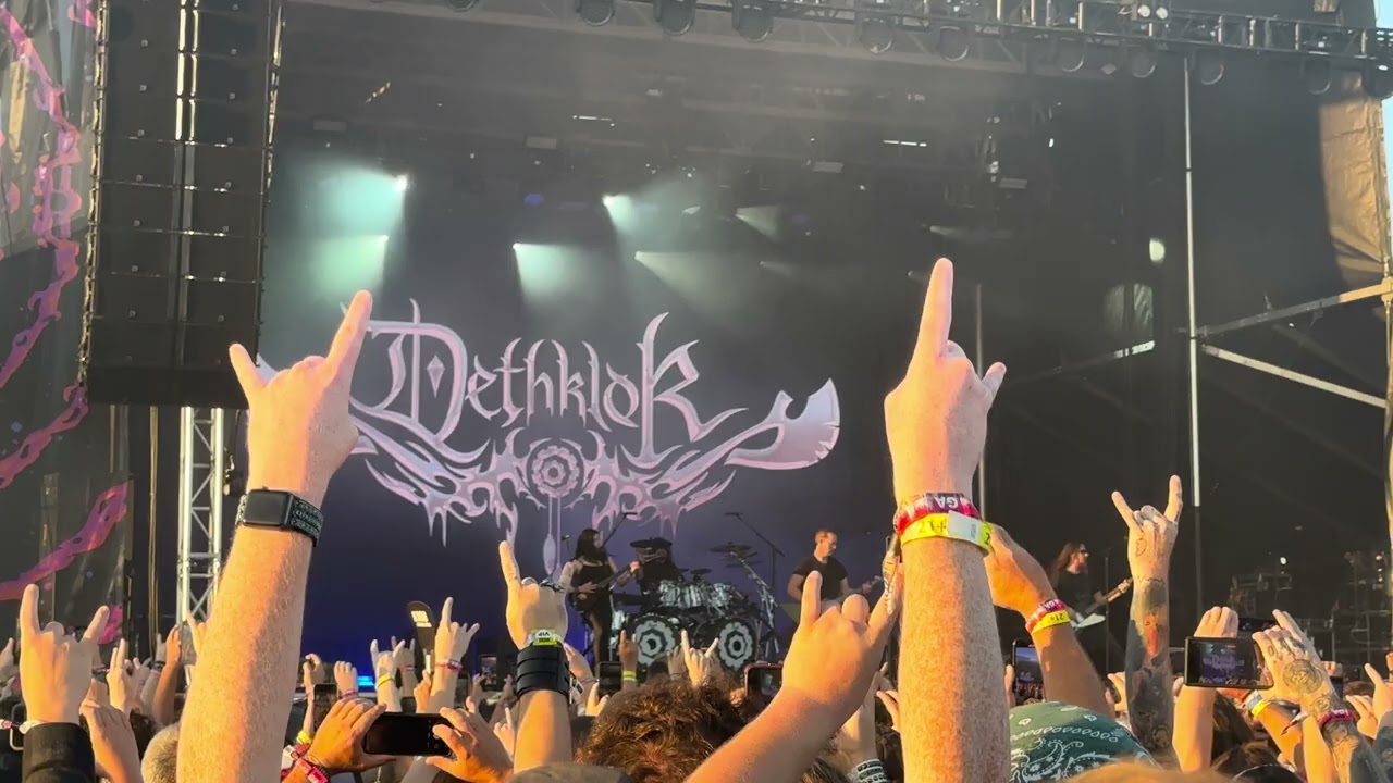Dethklok deththeme intro live at louder than life 2023