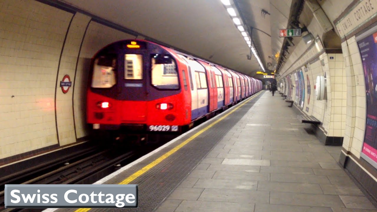 Swiss Cottage Jubilee Line London Underground 1996 Tube