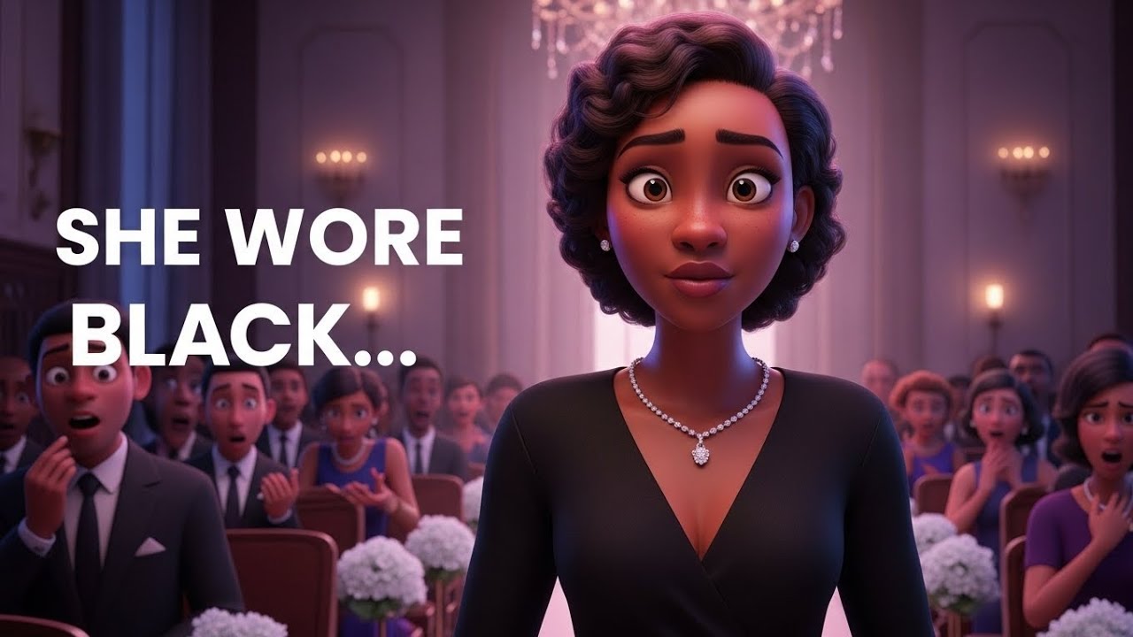 “She Wore BLACK to His Wedding… What Happened Next Shocked Everyone”