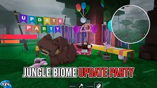 *The Jungle Biome* Update Party in 99 Nights in the Forest