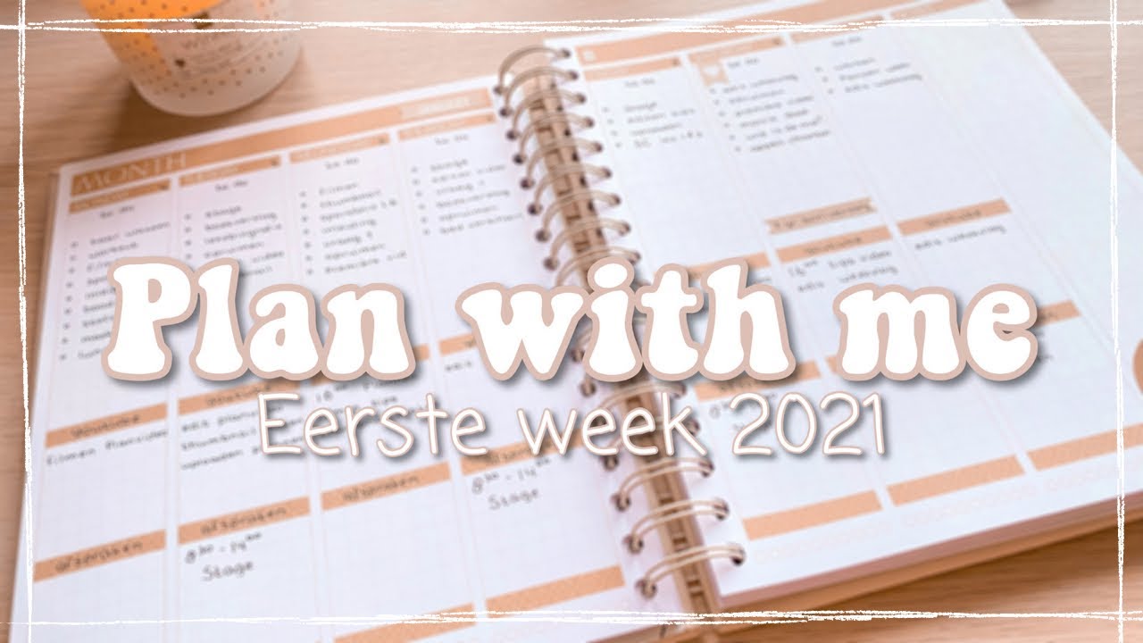 PLAN WITH ME: Eerste week van januari 2021 🌸✨  *Mascha Planner x Josh V* ★ It's Jamie