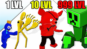 MAX Level in Merge Master Rainbow Friends (Gameplay Walkthrough)