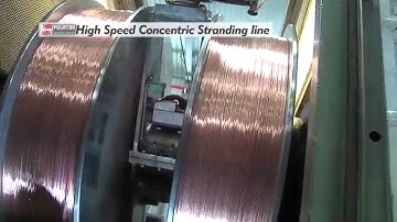POURTIER High Speed Concentric Stranding line