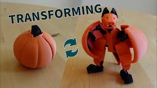 Transformable Bat Pumpkin