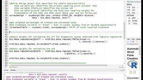 How to calculate propensity score weights in R