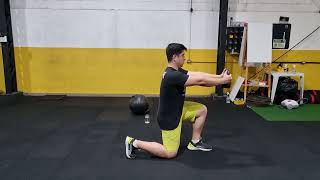 Lunge w/ Trunk Rotation