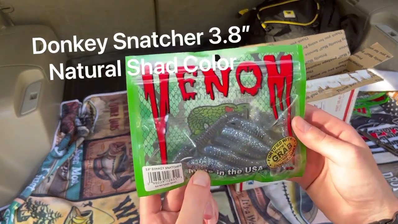 Venom Lures Pack Unboxing Bass Fishing Lures Unboxing. Soft Plastics Unboxing