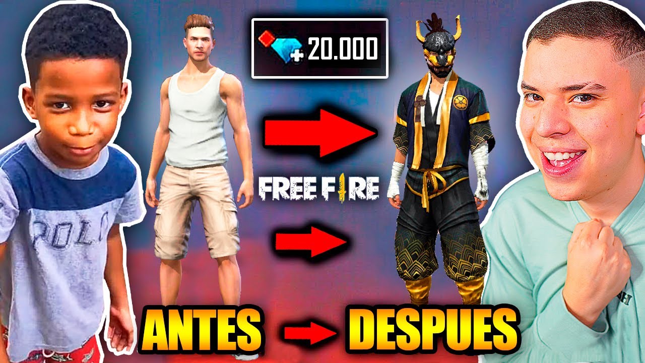 ¡HUMILLARON AL TILIN VIRAL Y LE CHETO SU CUENTA DE FREE FIRE! 🤑 * POBRE A MILLONARIO* 🤑