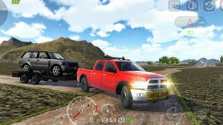 Dodge RAM 1500 Towing a Range Rover [Nextgen Truck Simulator] Android Gameplay screenshot 1