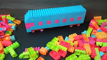 Satisfying DIY Lego Bus | Lego Building Blocks Videos #buildingblockstoys #lego SOJIB TOYS