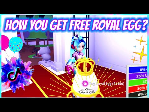 HOW YOU CAN GET A FREE ROYAL EGG On ROBLOX/Adopt Me /2021 #short #tiktok