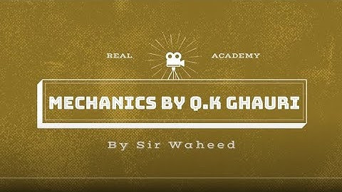 Lambda mu (λ, μ)Theorem Mechanics  by sir Waheed