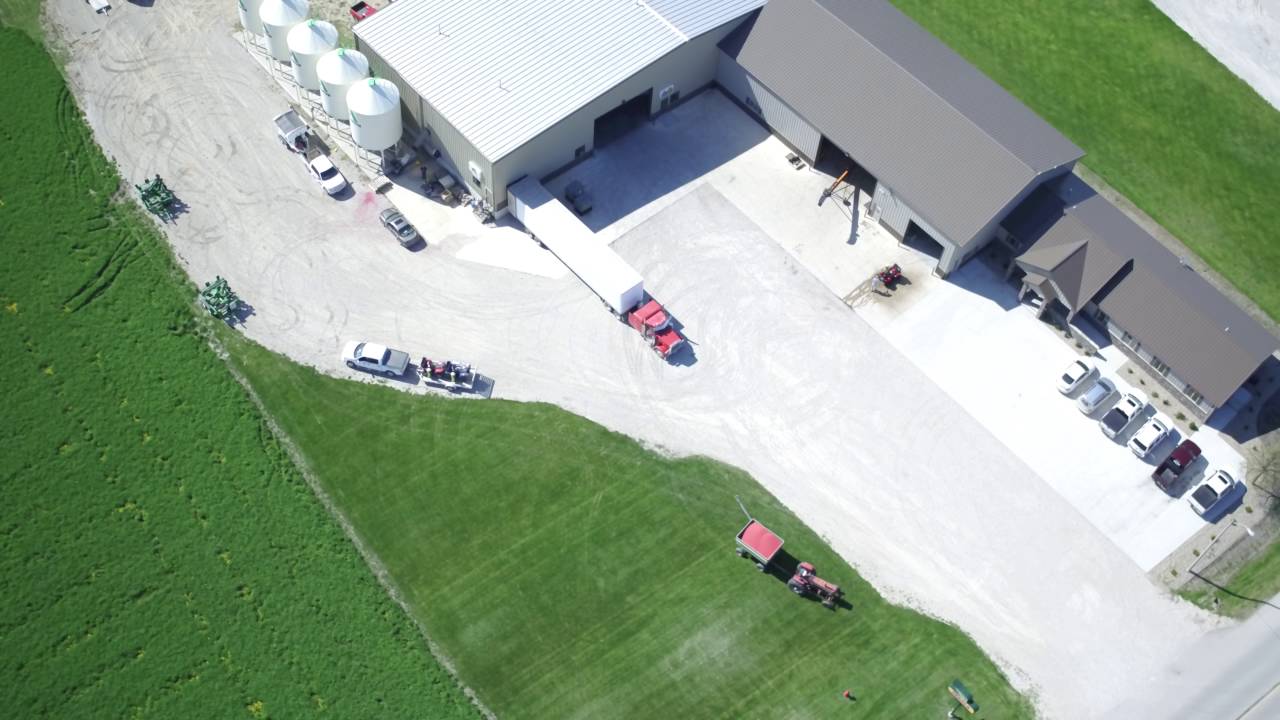 Testing the DJI Inspire Pro 1 over Bancroft, Iowa YouTube