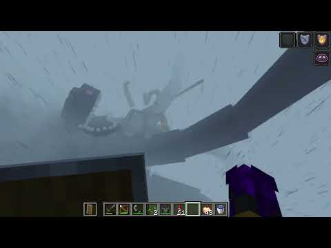 Killing a witherstorm with shaders!