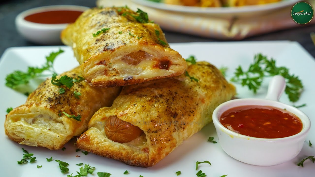 Sausage Egg Roll Recipe by SooperChef YouTube