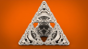 3D Printing - Hyper Sierpinski - Math Art by Dizingof - www 3dizingof com