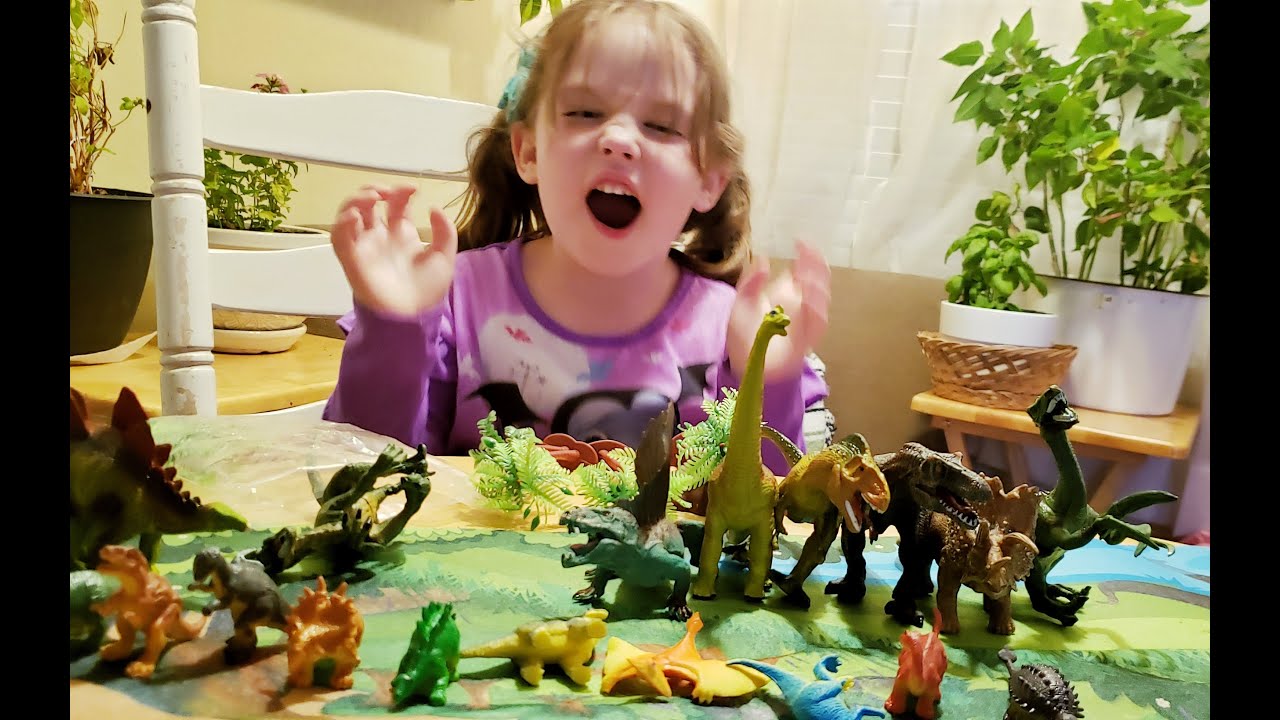 🦖🦕 Let's Open! Dinosaur World Play Set | Unboxing Toys w/Violet 💜