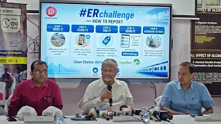 GM Eastern Railway launched ERChallenge cleaning Guarantee within 30 minutes at Sealdah Station