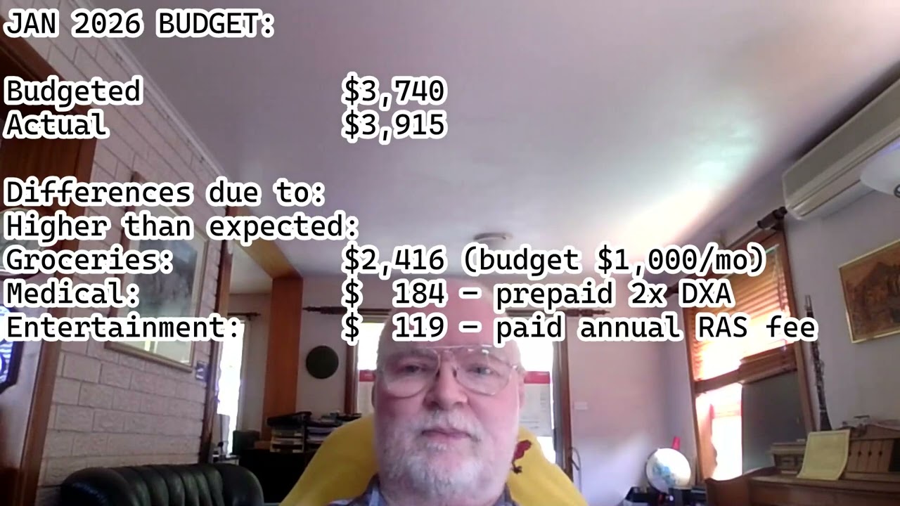 JAN 2026 Retirement Finances Update