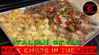 Flavorful Oven Baked Italian Style Pork Chops that are So Tender and Juicy