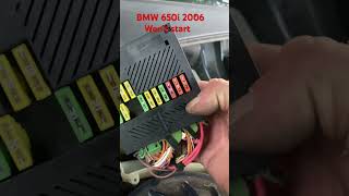 BMW 650i 2006 won’t start