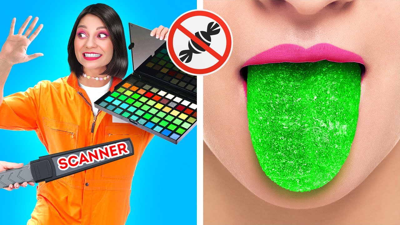 حيل عبقرية لتهريب الطعام || كيفية إدخال الماكياج خلسة إلى الفصل