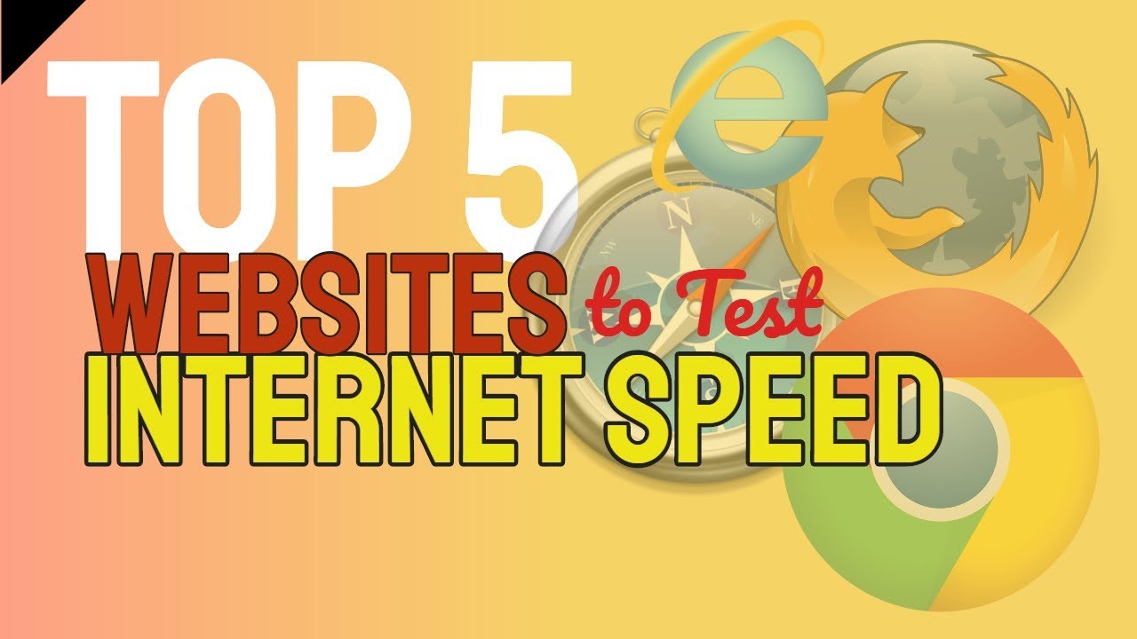 Top 5 Websites to Test Internet Speed - YouTube