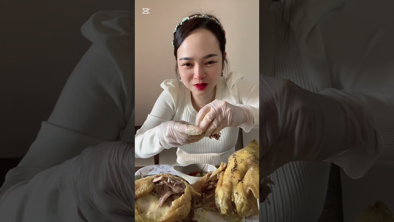 gà hấp lúa mạch siu ngon 