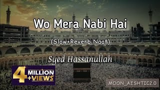 Wo Mera Nabi Hai (Slow Reverb Naat) || Syed Hassanullah || Moon_Aeshtic2.0