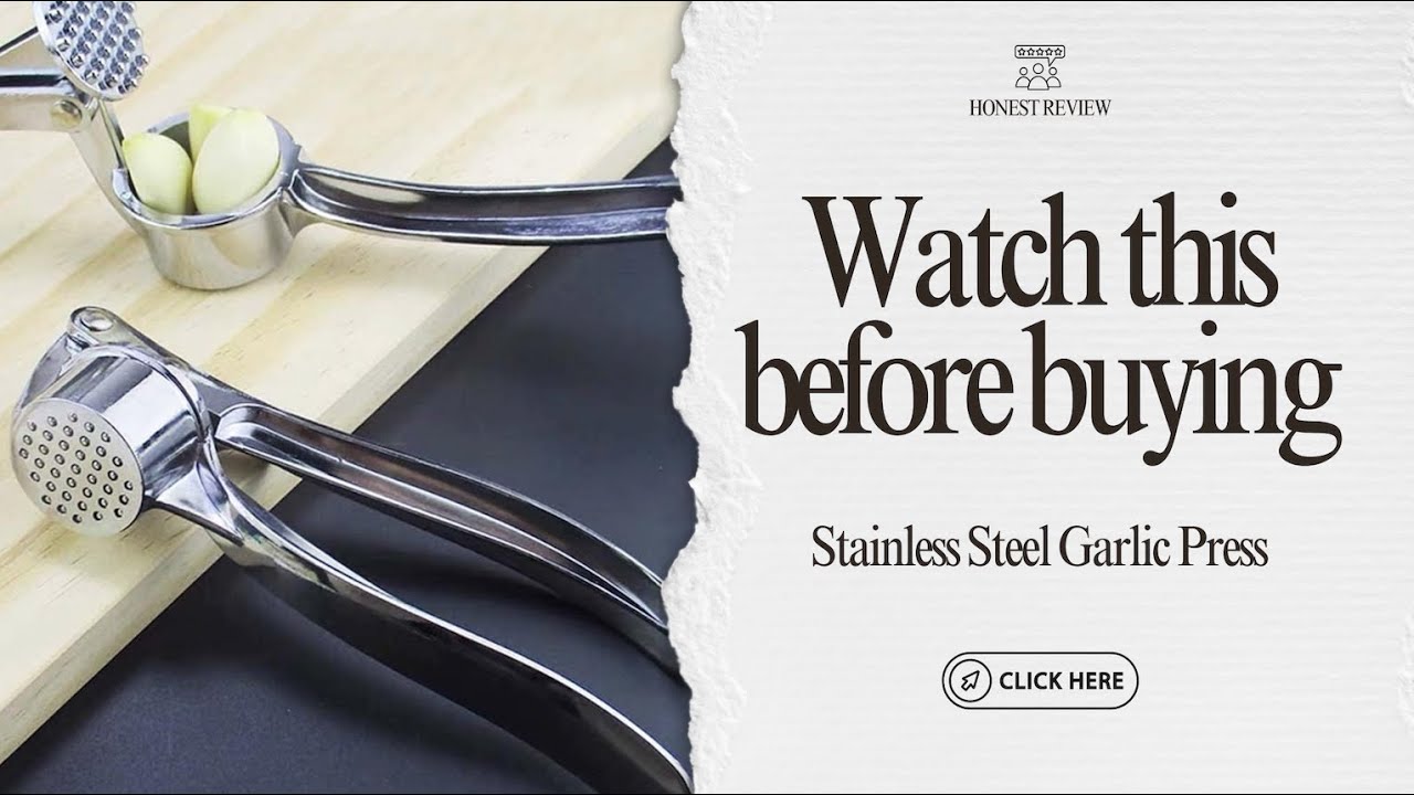 Test and Review: Stainless Steel Garlic Press