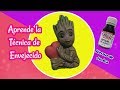 TÉCNICA ENVEJECIDO CON EL PERSONAJE DE GROOT / Leidy Art