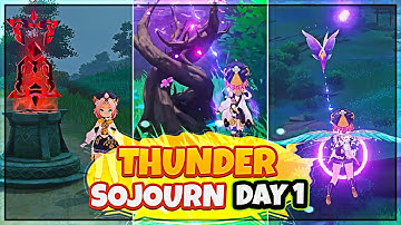 Thunder Sojourn Event Day 1 (New Inazuma Event) - Genshin Impact 2.0