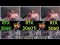 RTX 3060 vs RTX 3060 Ti vs RTX 5060 - Test In 10 Games - How Massive Difference ?